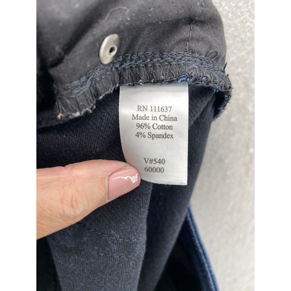 Coldwater Creek‎ Jeans Sz 14 Classic Fit Straight Leg Indigo Blue Stretch Staple - Picture 11 of 13
